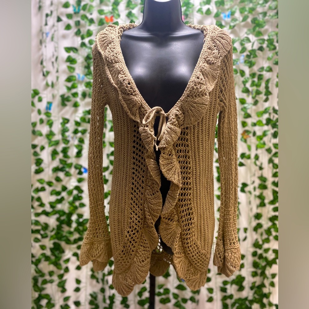 No Boundaries - Hand Knit Boho Long Cardigan